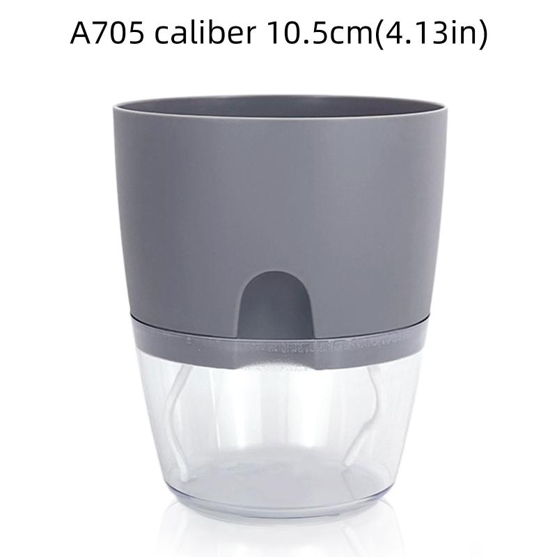 

Прозрачный двухслойный пластиковый цветочный горшок с самополивом, цветочный горшок, хлопковая веревка, поливочный горшок с инъекционным портом, jardin