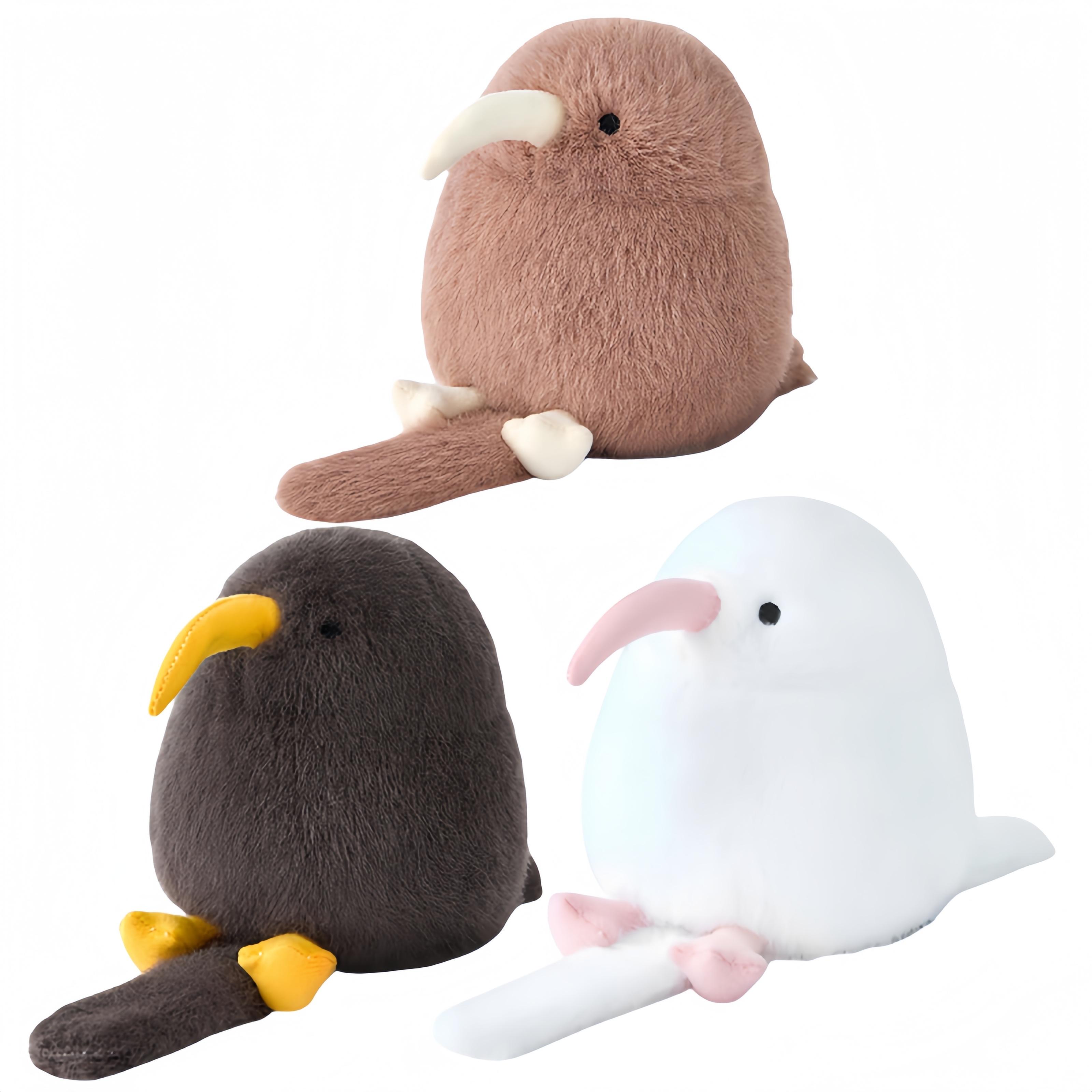 

12cm kiwi Bracelet Wrist Kawaii Bird Mini Artificial Bird Snap Ring Plush Toy Cute Lifelike Stuffed Doll kid Birthday Xmas Gift 12cm