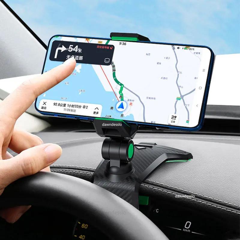 Car Cell Phone Support 1260 Degree Rotatable Dashboard Phone Number In The Car Phone Holder For 7 Inch Xiaomi Mobile Phone Stand