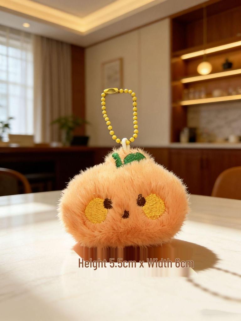 Year of the Horse Plush Ornaments: Festive Hanging Charms with Cute Horses, Fruits, and Fu Lu Dolls.