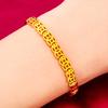 Sand Gold Women's Bracelet Sandblasting Sand Gold Bracelet Hand String Coin Bracelet