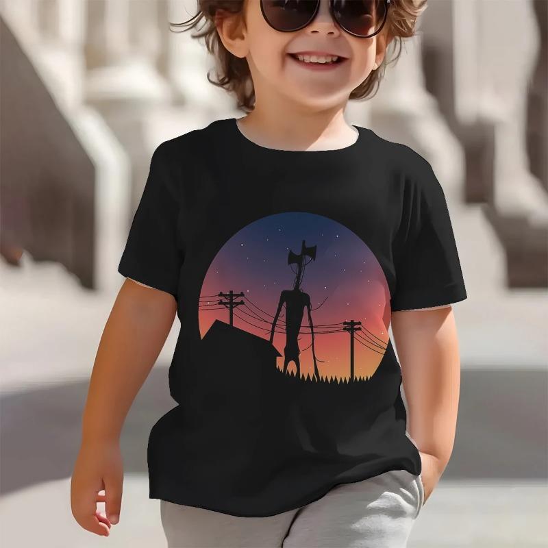 

3D printing Siren Head baby clothing for children, boys and girls, children s T-shirts and tops 170
