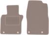 Beżowe dywaniki przednie do: Mazda 3 IV hatchback, sedan (2019-)