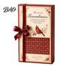 Christmas Tree Hanging Ornaments Red Bird 24-Day Countdown Calendar, 2D Acrylic Advent Holiday Decoration, Gift for Lovers Calendar