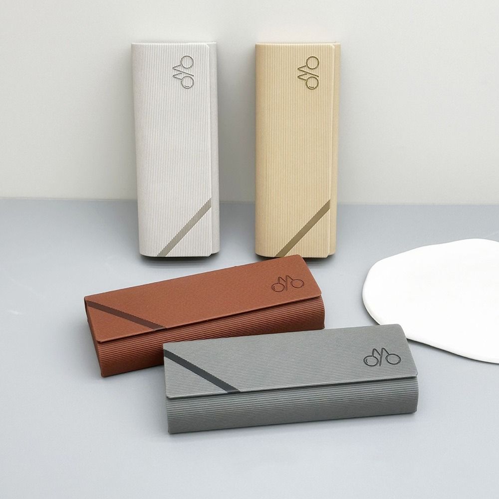 Stress Resistance Glasses Boxes Holder PU Leather Reading Eyewear Case Sunglasses Pouch  Students
