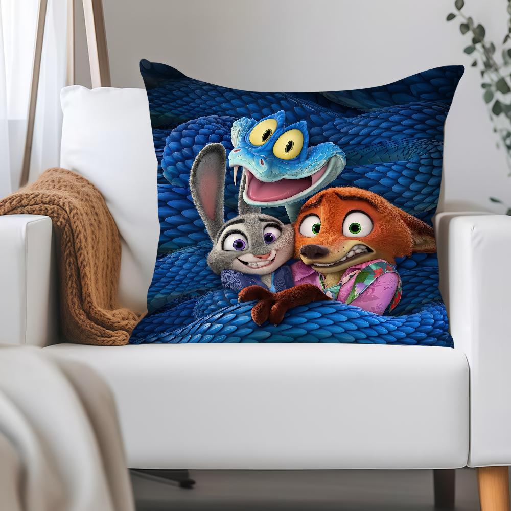 Animali Carini Z-zootopia 2 Federa Applicabile Per Camere degli Ospiti Interni Auto Ufficio Decorazione della Casa