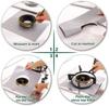 4pcs Stove Burner Cover Reusable Foil Cover Gas Stove Protector Non-Stick Stovetop Burner Sheeting Mat Clean Liner For Kitchen