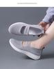 Shoes women's 2025 new cloth shoes large size women's shoes breathable fly-woven shoes soft-soled casual mother shoes