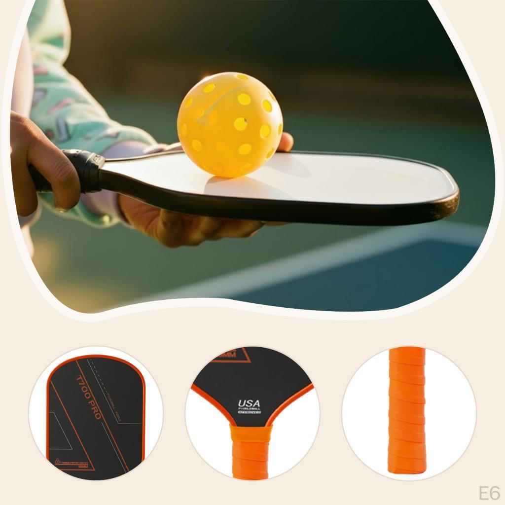 Pickleball Racket Portable Training Professional Practical Supplies Beginner Yellow Handle