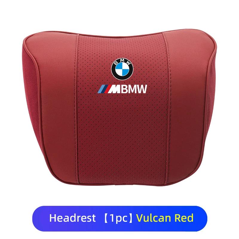 LJFJN1 Car Sticker Car Lumbar Support Headrest Waist Neck Pillow Auto Seatrest Cushion For BMW 1 3 5 Series X1 X4 X5 X7 G20 G38 F20 F39