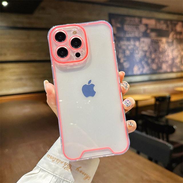 

Светящийся прозрачный силиконовый мягкий чехол для телефона Iphone 14 13 12 11 Pro Max 14pro 14 Plus противоударный бампер ночник акриловый чехол For iPhone 14Pro