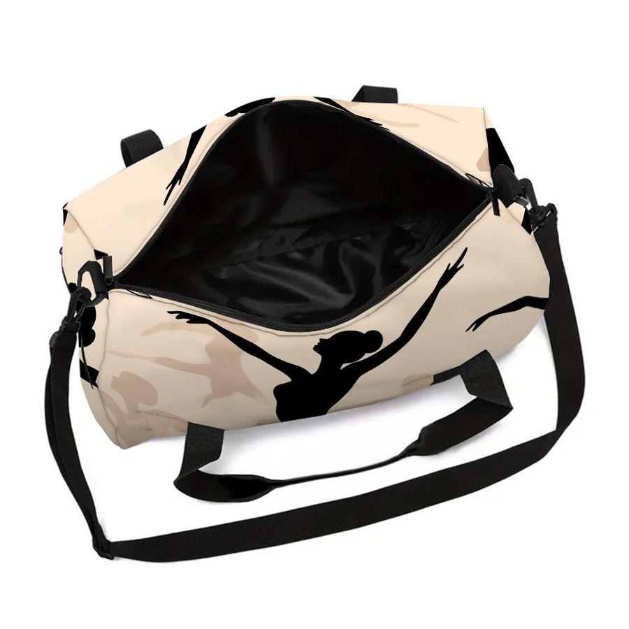 Yoga Print Large Capacity Luggage Bag for Boy/Girl Best Gift 2D Cartoon Travel Duffels Outdoor Fitness Bag for Children