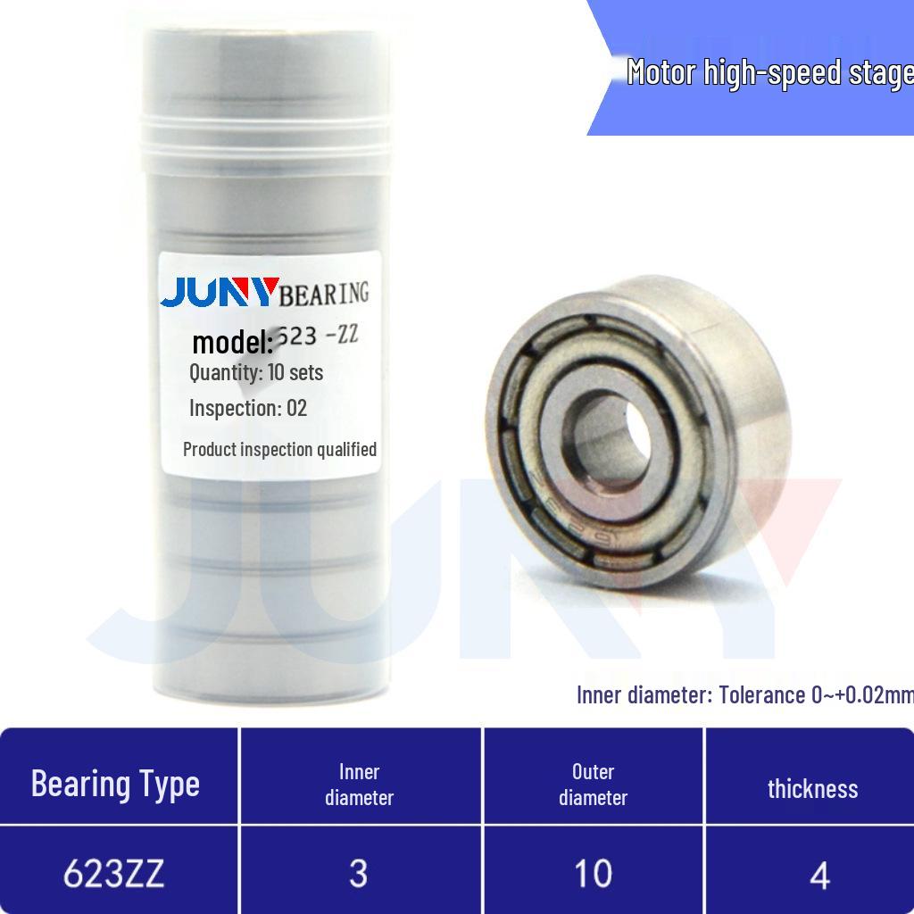 High-Speed Miniature Bearings 623-629 for Toys and Motors (ZZ/RS)