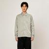 Fear of God Essentials Coaches Jacket With Stand-Up Collar and Windproof Buttons Men Outerwear Seafoam-Grey FOG-SS22-110
