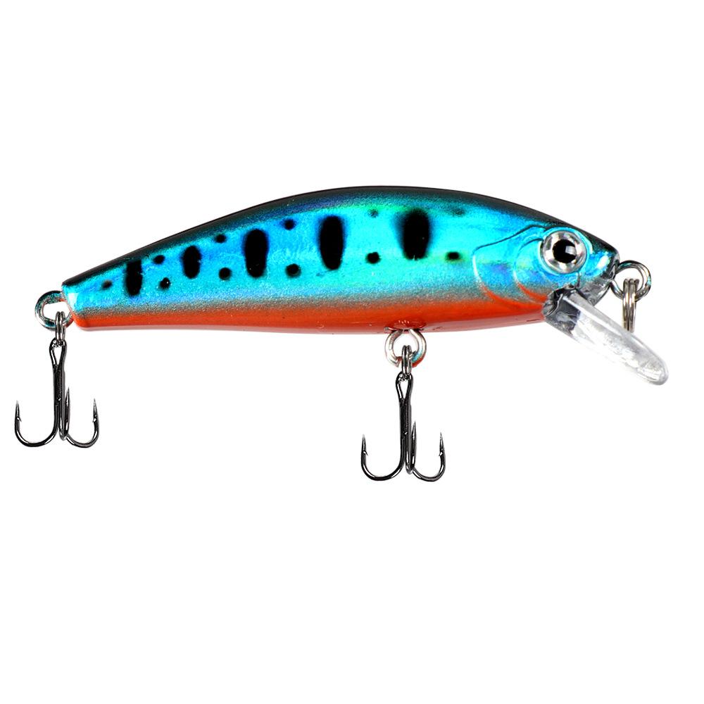 Японский стиль Воблер-минноу тонущий 6см 6г Специальный воблер для дальнего заброса на окуня, Подходит для морской и пресноводной рыбалки 6cm 6g