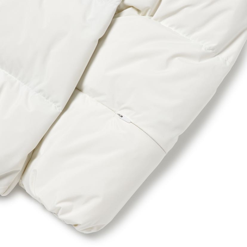 New MLB Down Jacket Cropped Unisex White 3ADJB0626-50IVS