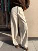 Women's Winter Corduroy Pants: Retro, Thickened, Loose Straight-Leg Design – No Returns or Exchanges