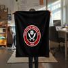 Sheffield United Football Club Flannel Blanket, High Quality Comfortable for All Seasons, Home Decor, Warmth and Comfort