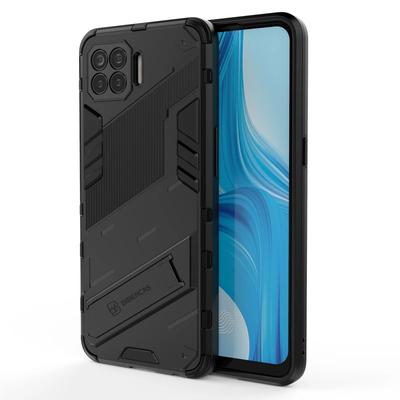 Für OPPO Reno 4 Lite A93 Armor Stoßfeste Handyhülle Rückseite Für OPPO Reno4 Lite Hüllen Magnetischer Ständer Sturzsicher Schutz