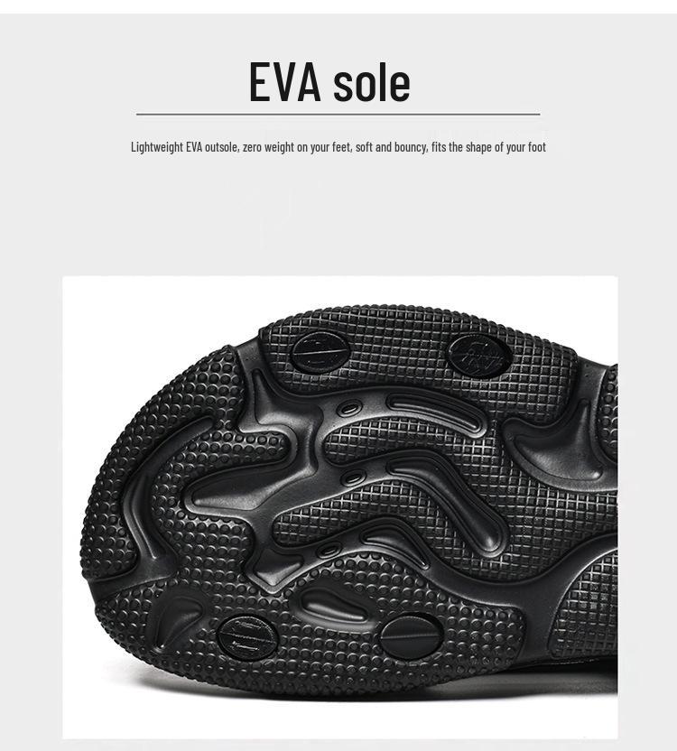 Men's Plus Size Cowhide Flip-Flops - Lightweight, Thick Sole, Summer Beach Sandals