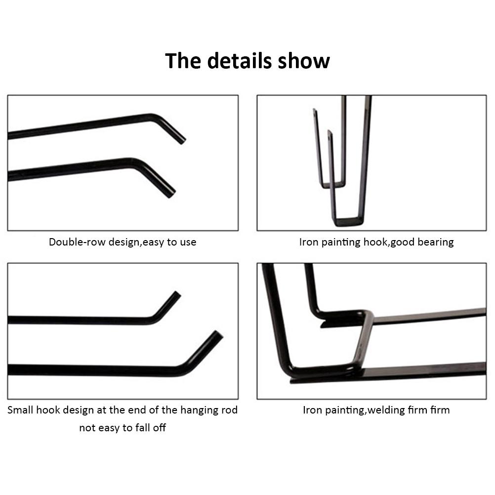 Cabinet Roll Paper Holder Paper Towel Hanger Iron Cabinet Hanging Rack