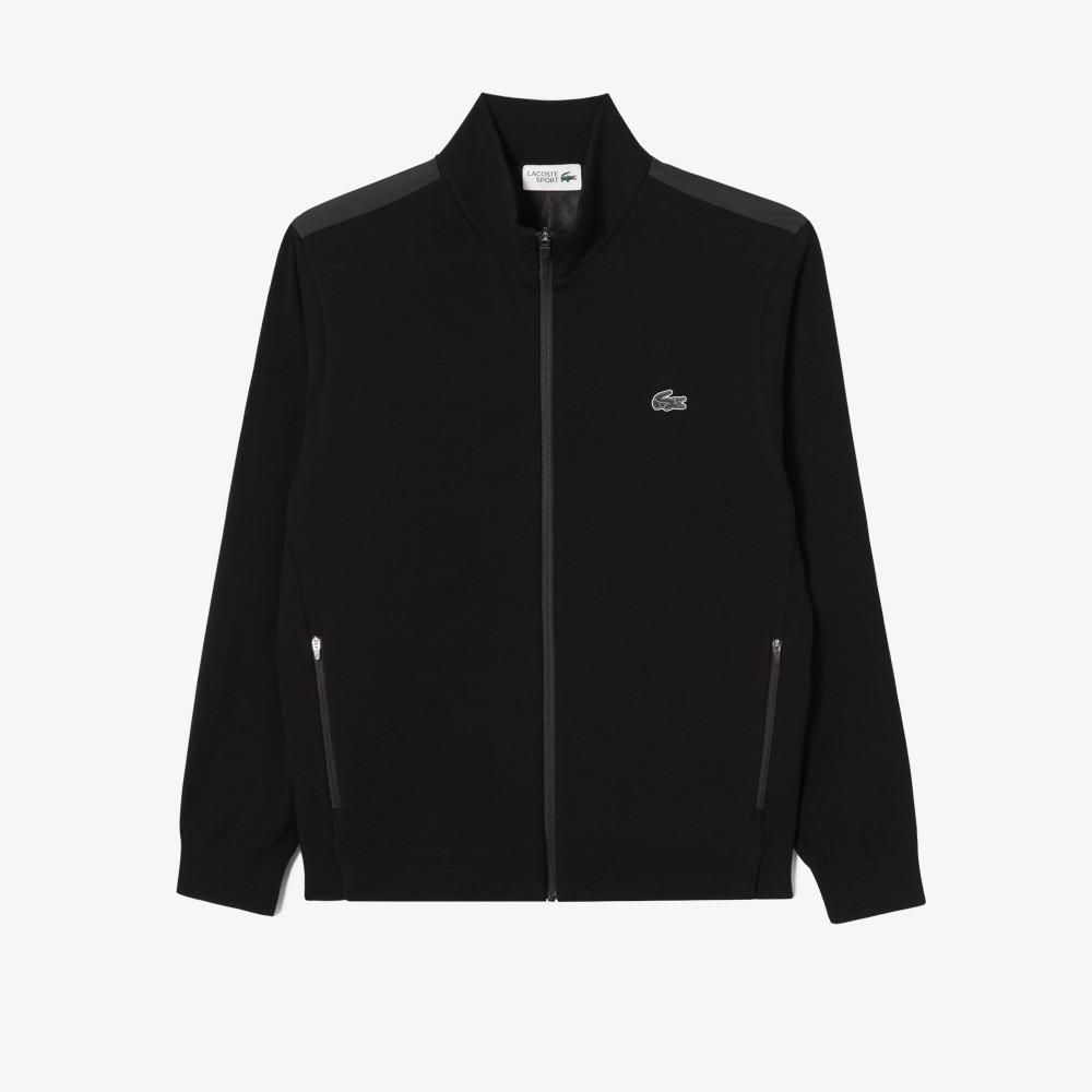 [Lacoste] Men's Golf Tipping Hybrid Full-Zip Sweater AH922E-55N031
