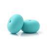 14mm 10Pcs Silicone Beads Food Grade Abacus Teething Beads for Baby Teether Chewing Pacifier Clip Chain BPA Free Accessories