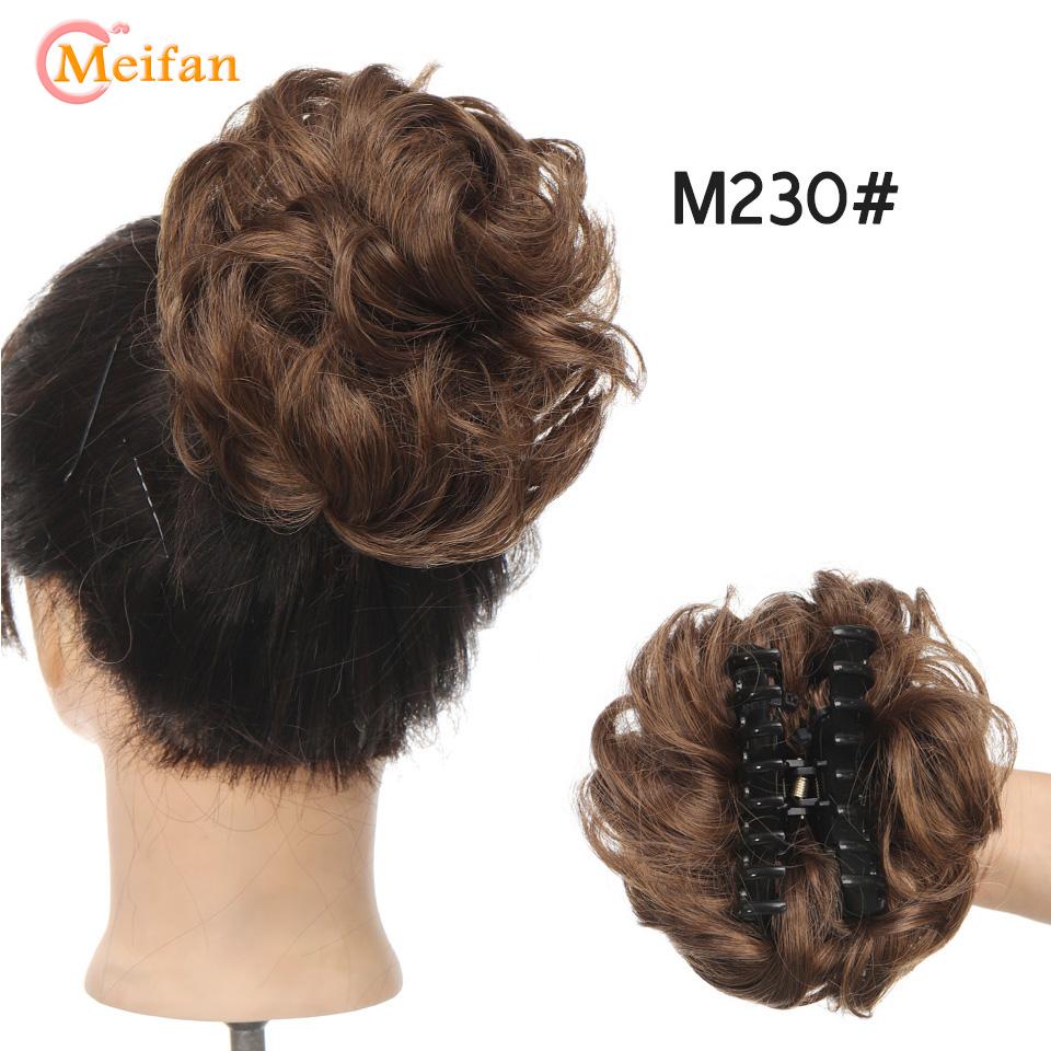 

Синтетические волосы в виде булочки с когтями на заколке в шиньоне, вьющаяся беспорядочная булочка, хвостик, наращивание волос, резинка для волос, шиньоны для женщин