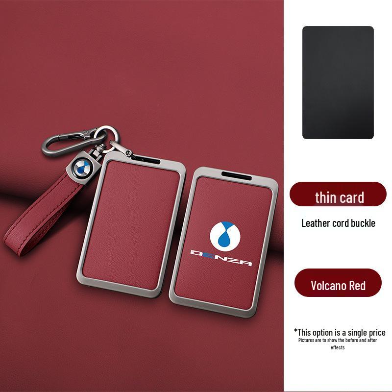 Étui à clés Denza D9 pour hommes et femmes - Sacoche coquille DM-i EV élégante avec porte-cartes et boucle.