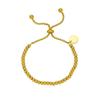 Trendy Metal Round Bead Bracelet Adjustable Minimalist Vintage Bracelet For Women