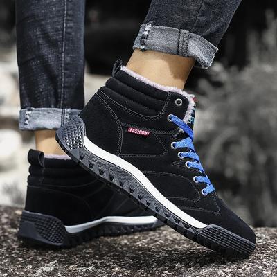 Laarzen Winter 2024 Mode Heren Lage Hulp Sneakers Boardschoenen Outdoor Antislip Warme Katoenen Schoenen Sneeuw Casual Werk Enkellaarsjes