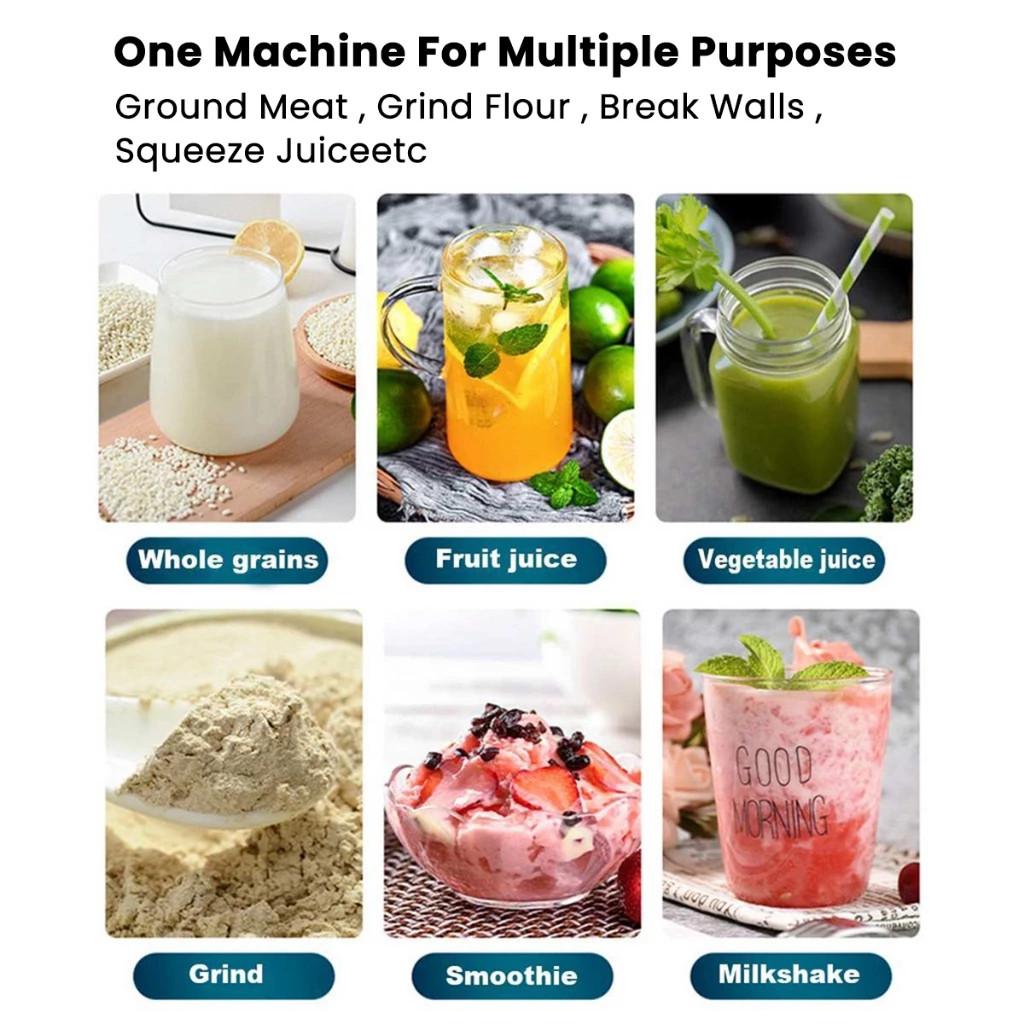 ArcticBreeze Versatile High-Power Blender Perfect For Making Shakes Soy Milk, Ice Crushing Fresh Juicing Smoothie Maker Kitchen Appliance