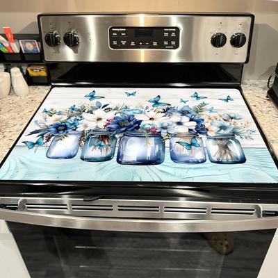 1Pcs Rubber Drying Mat With Butterfly Print For Coffee Shop Restaurant Kitchen Carpet Tableware Durable Diatom Mud Table Mat Pet Mat Coffeeware