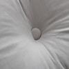 Chenille Headboard Cushion, Double Lumbar Support Pillow, Removable & Washable Backrest