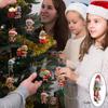 2D Flat Acrylic Christmas Countdown Ornament - -Day Advent Calendar Christmas Tree Hanging Decoration