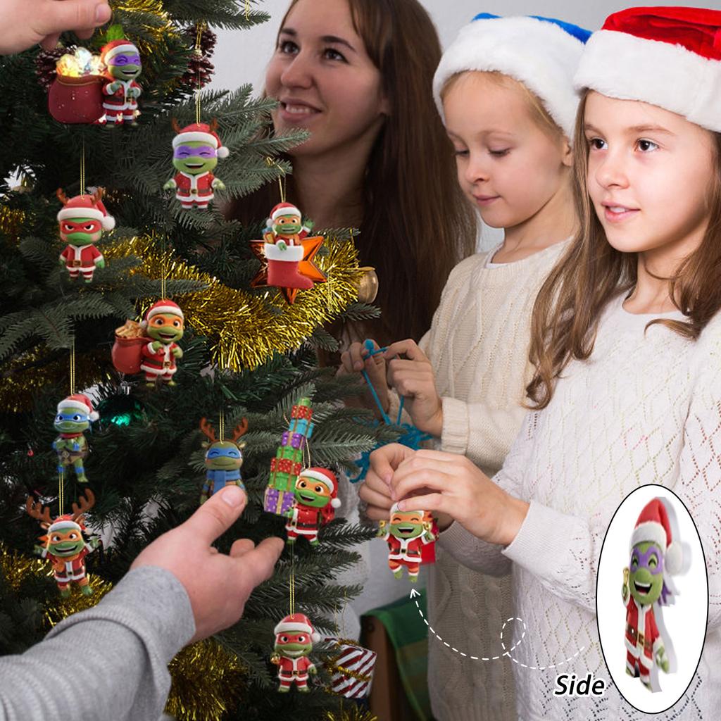 2D Flat Acrylic Christmas Countdown Ornament - -Day Advent Calendar Christmas Tree Hanging Decoration