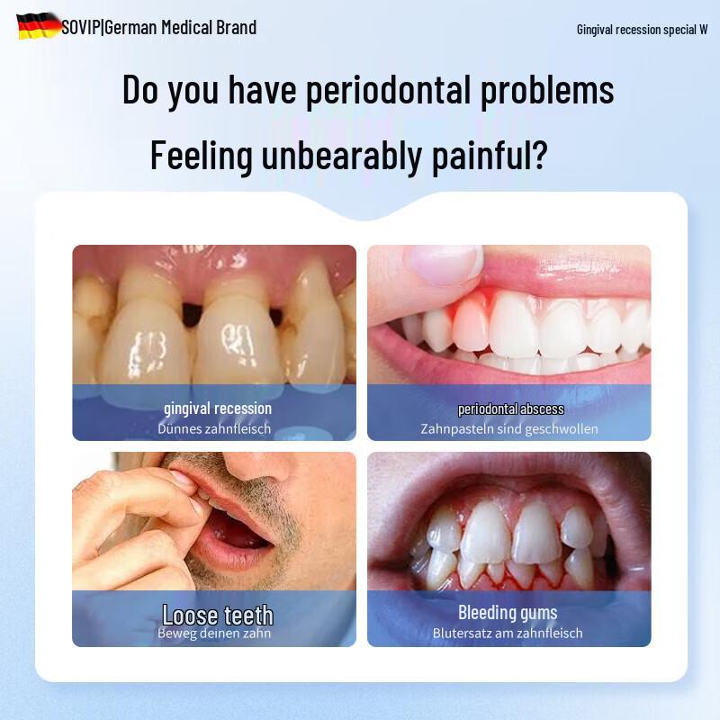 Pastă de dinți SOVIP pentru repararea gingiilor și desensibilizare