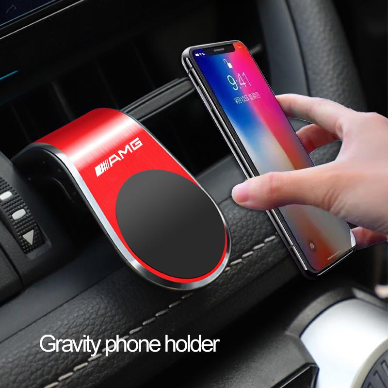 Magnetic Car Phone Holder GPS Navigator Stand Accessories For Mercedes Benz AMG GLE GLS CLA CLE GLC CLS GLA W223 W213 W206 W464
