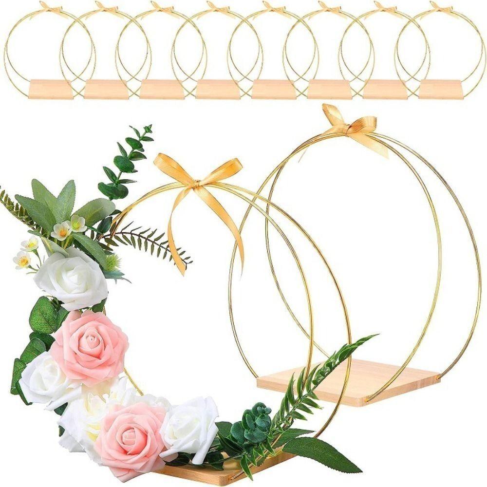 Metal Flowers Hoop 30cm Wreath Frame New Floral Hoop  Wedding