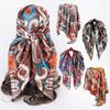Lightweight Scarves, Shawls and Headscarves: 90 Large Handkerchiefs, Ladies’ Shawls, Cashew-coloured Faux Silk Scarves