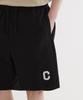 COVERNAT Regular C Logo Sweat Shorts Black