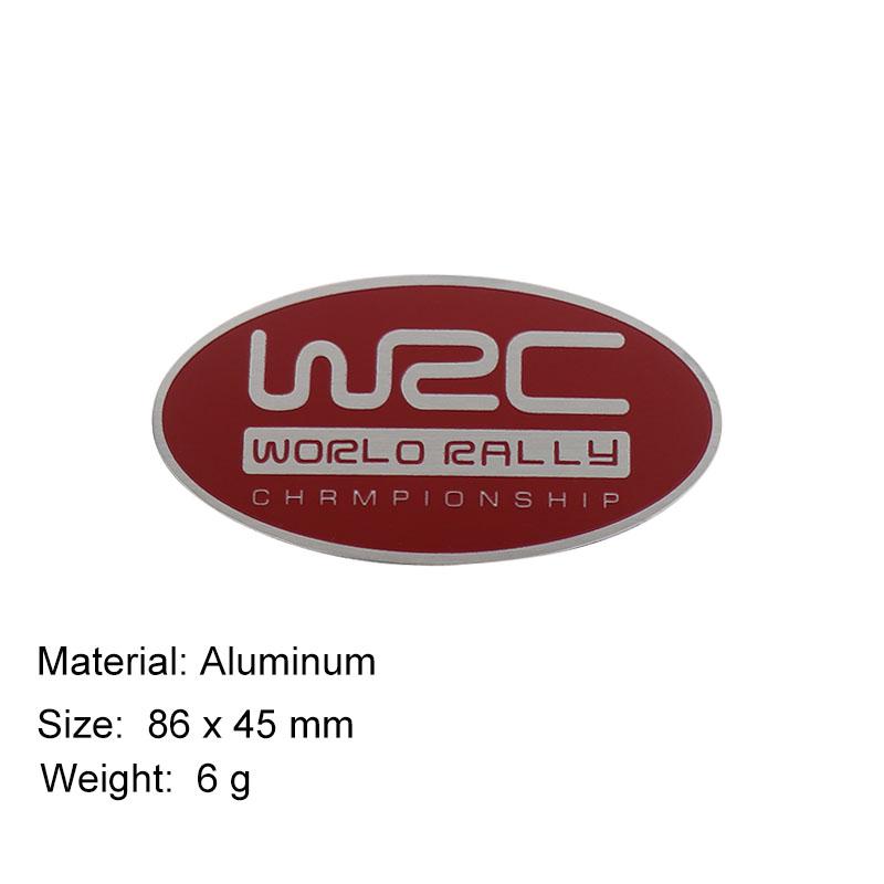 

3D Стайлинг Автомобиля WRC FIA Чемпионат Мира по Ралли Универсальная Металлическая Эмблема Декоративная Эмблема на Крыло Автомобильные Аксессуары Шильдик Наклейка oval-red