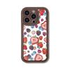 Colorful Strawberry iPhone Case: Compatible with iPhone 12-16 models, precise cutouts, and anti-fall protection.