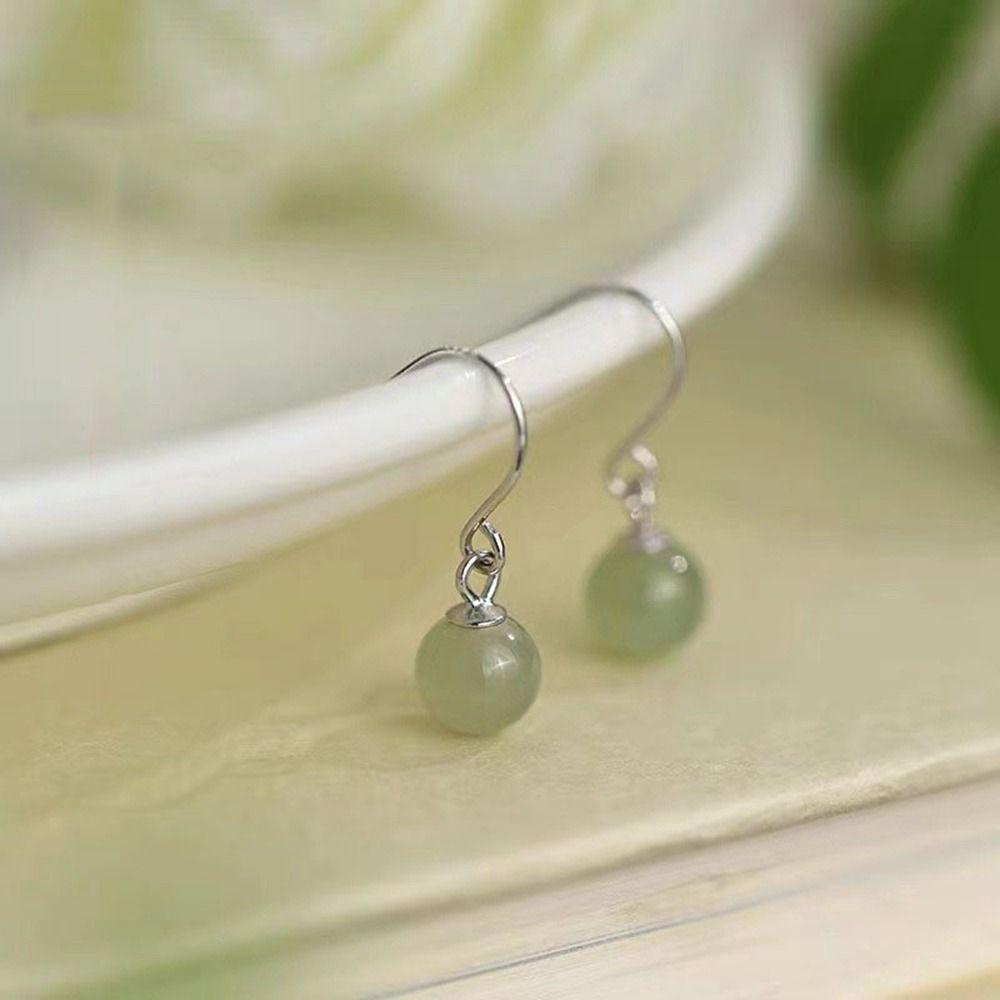 

Имитация сережек в китайском стиле, серебряные серьги-подвески, женские серьги золотой