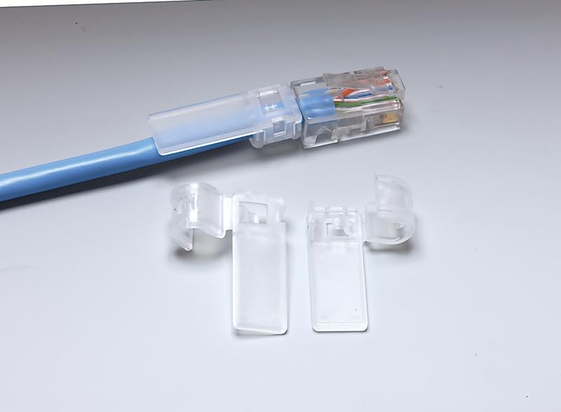 Esco [One-Touch] LAN Cable Tags (100 Pieces) EA764BK-40