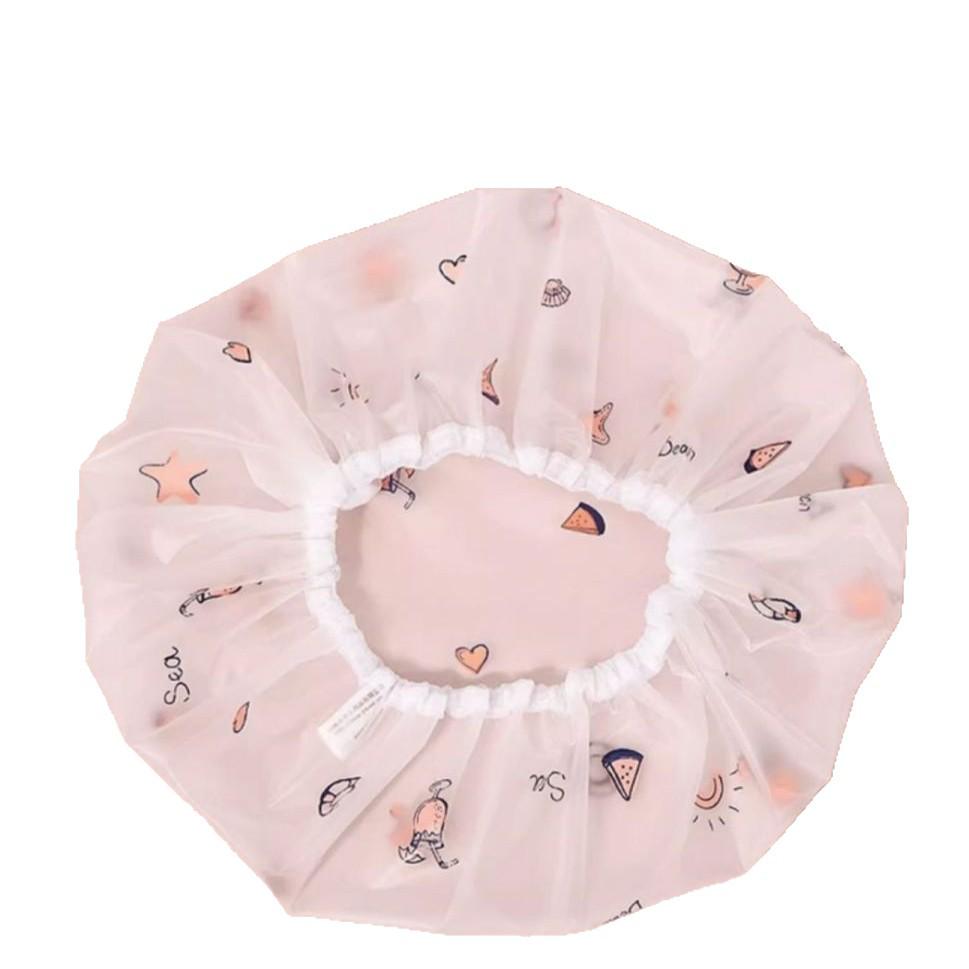 Dámská zesílená vodotěsná koupací čepice - Roztomilý domácí kryt na hlavu