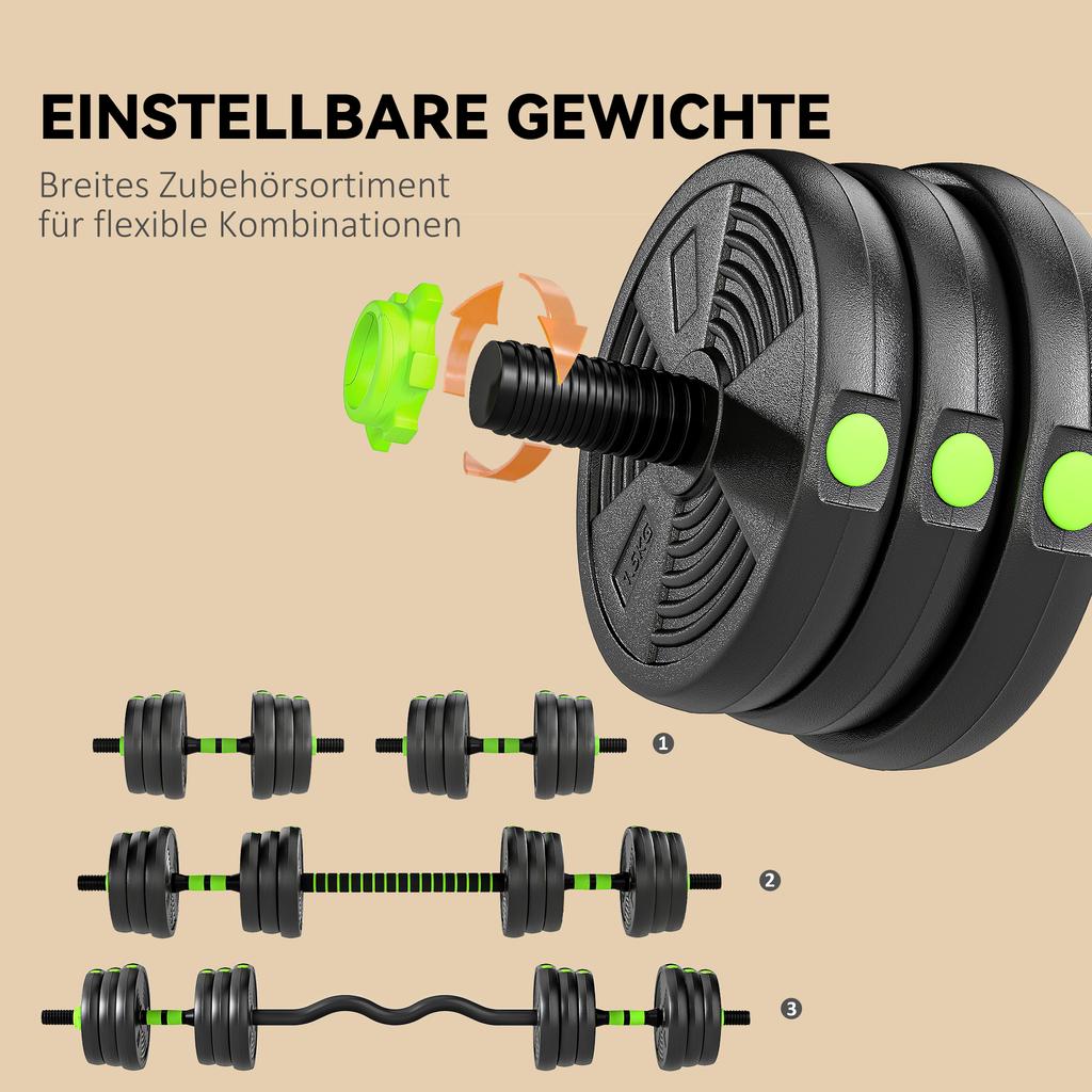 Adjustable Dumbbell Set 25 KG Dumbbell Set Dumbbells Barbells Weight Set for Strength Training