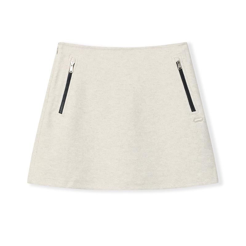 Fila Серия Milano Модная Простая Классическая Трендовая Свободная Удобная Универсальная Вязаная Повседневная Юбка Женские юбки Желтый Хаки Серый F11W615304FBG S