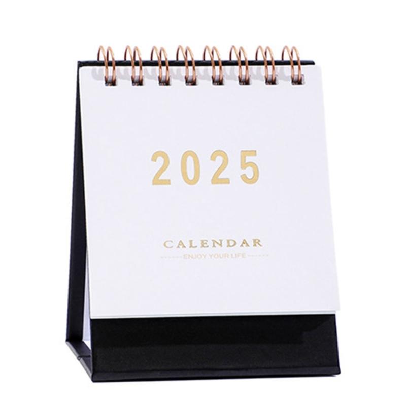 Desk Calendar 2024-2025 Office Desktop Calendar Planner from 07/2024 to 12/2025 Stand Up Desk Calendar 3x2.36x4.72inch