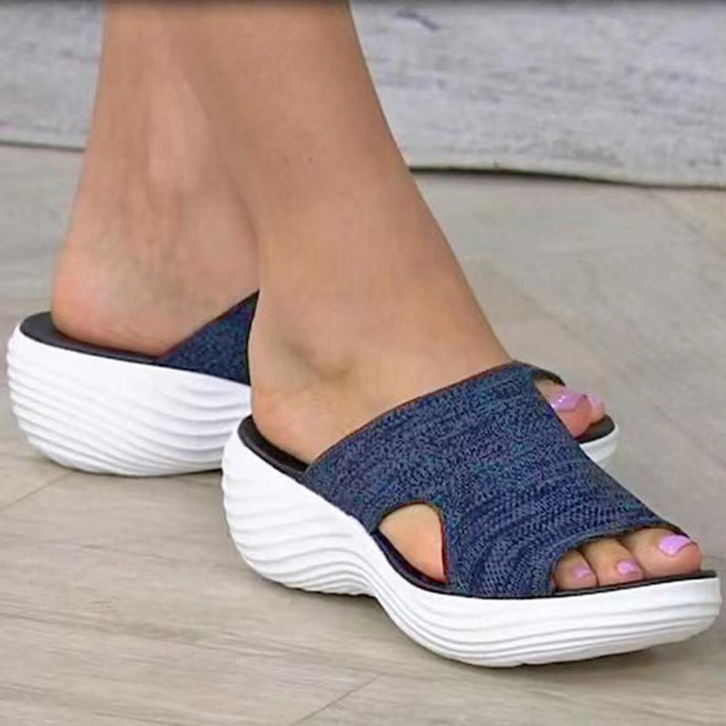 Damenschuhe Sandalen Sommer Party Damenschuhe Pantoletten Damenschuhe Keilsandalen Damen Übergröße Schuhe Frau Hausschuhe Weiblich